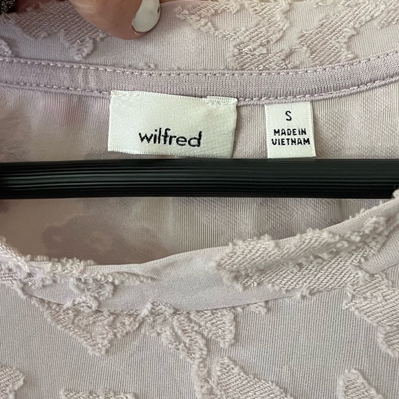 Aritzia Wilfred Tarascon Burnout T-Shirt Blush Pink - Picture 4 of 5